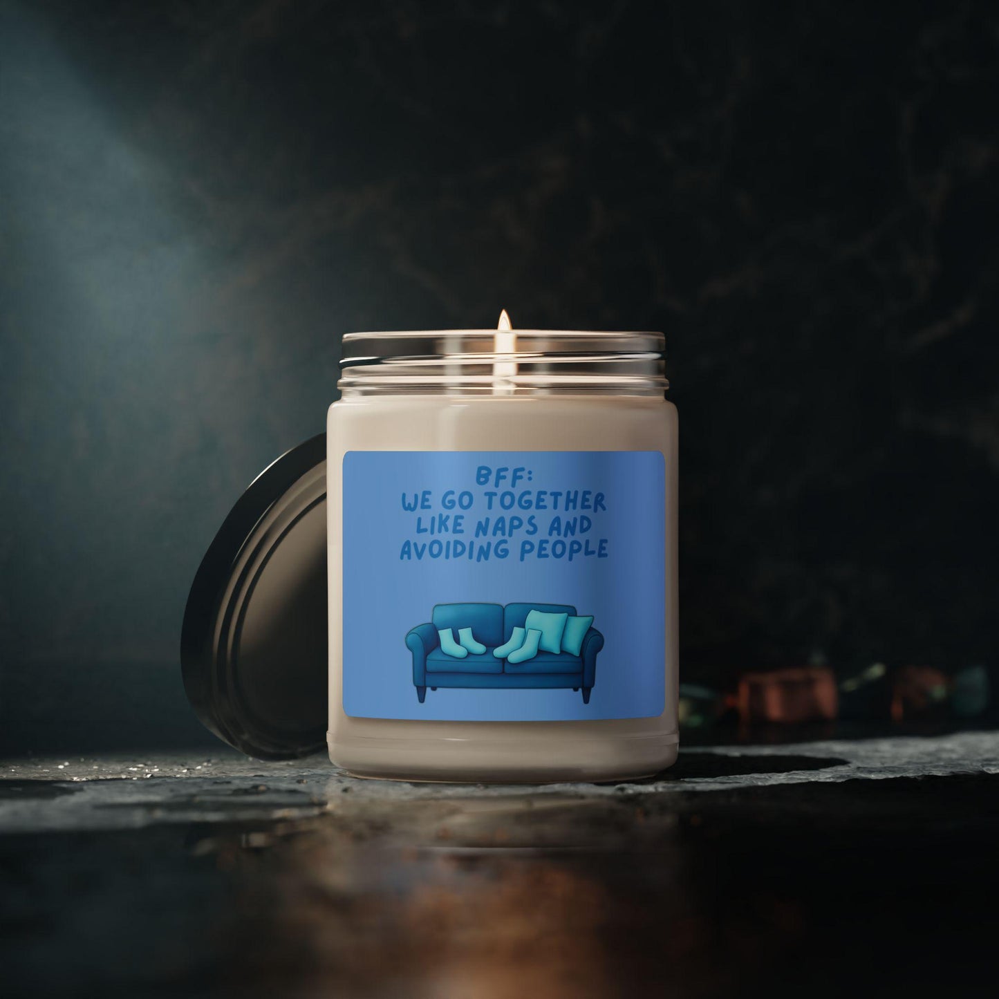 Funny Best Friend Gift Candle, Scented Soy Candle 9oz - Friendship Candle, Humorous Candle, Gag Gift Candle, Novelty Candle, Birthday Gift