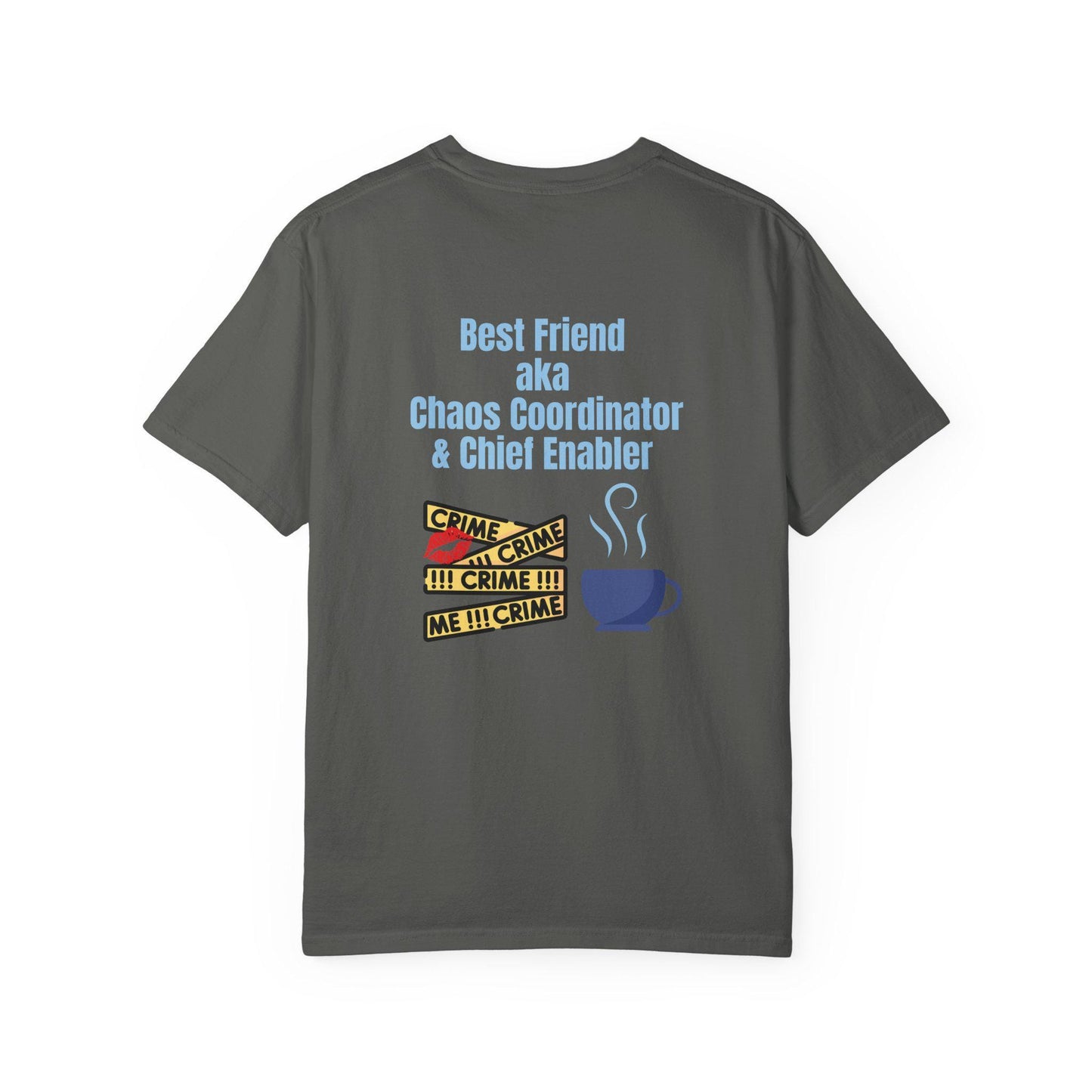 Best Friend Chaos Coordinator T-Shirt, Unisex Tee, Gift for Besties, Fun Friendship Shirt, Birthday Present, Casual Wear