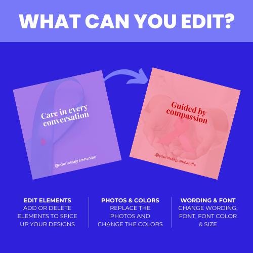 Oncology Nurse Quote Templates: Cancer Awareness Canva Designs (PDF Download)