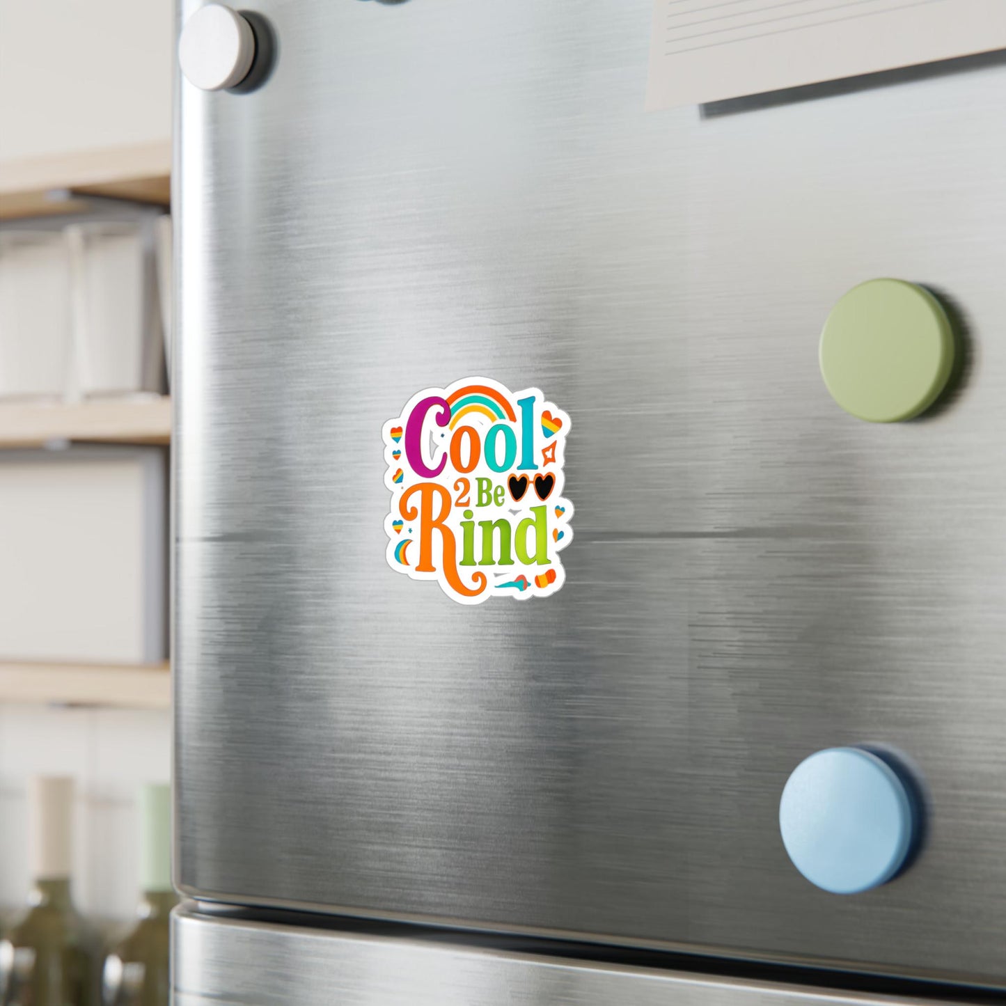 Kindness Vinyl Decals: Vibrant Stickers for Laptop, Water Bottle, LGBTQ+ Decor