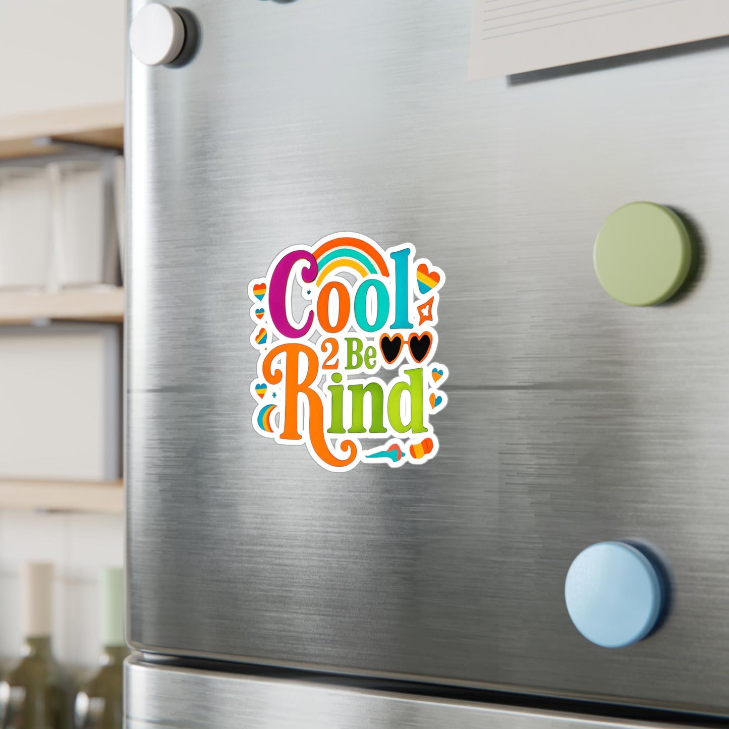 Kindness Vinyl Decals: Vibrant Stickers for Laptop, Water Bottle, LGBTQ+ Decor