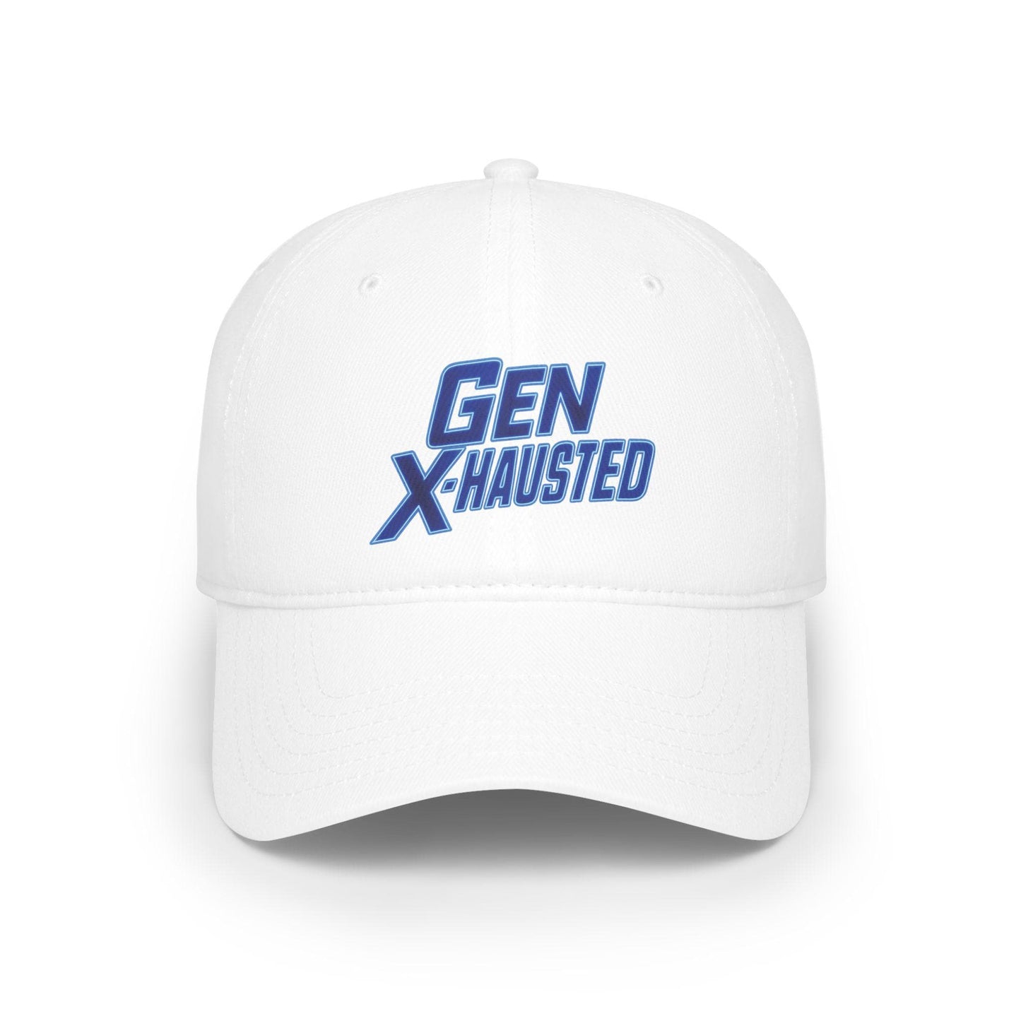 Gen X-Hausted Cotton Baseball Cap: Vintage Look, Comfortable Fit