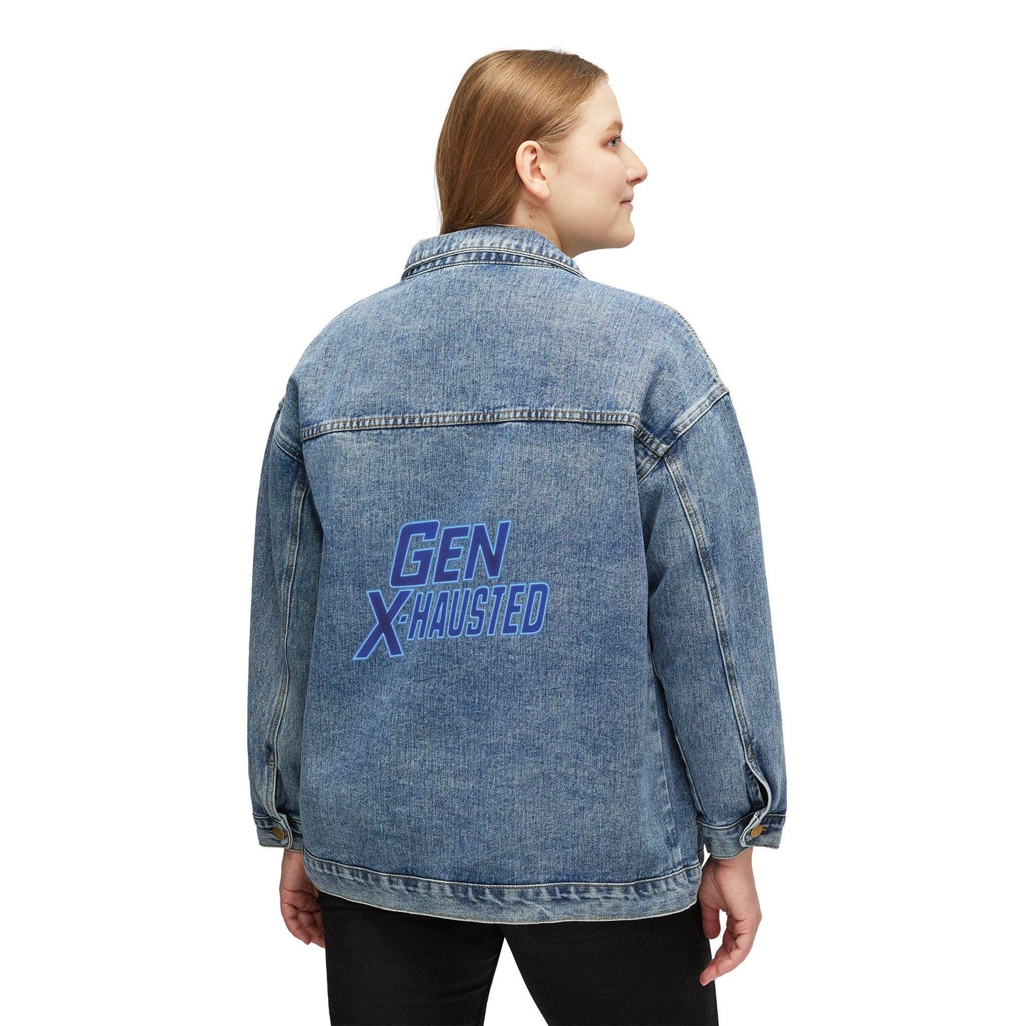 Gen X Humor Denim Jacket: Sarcastic Jean Coat, Vintage Style