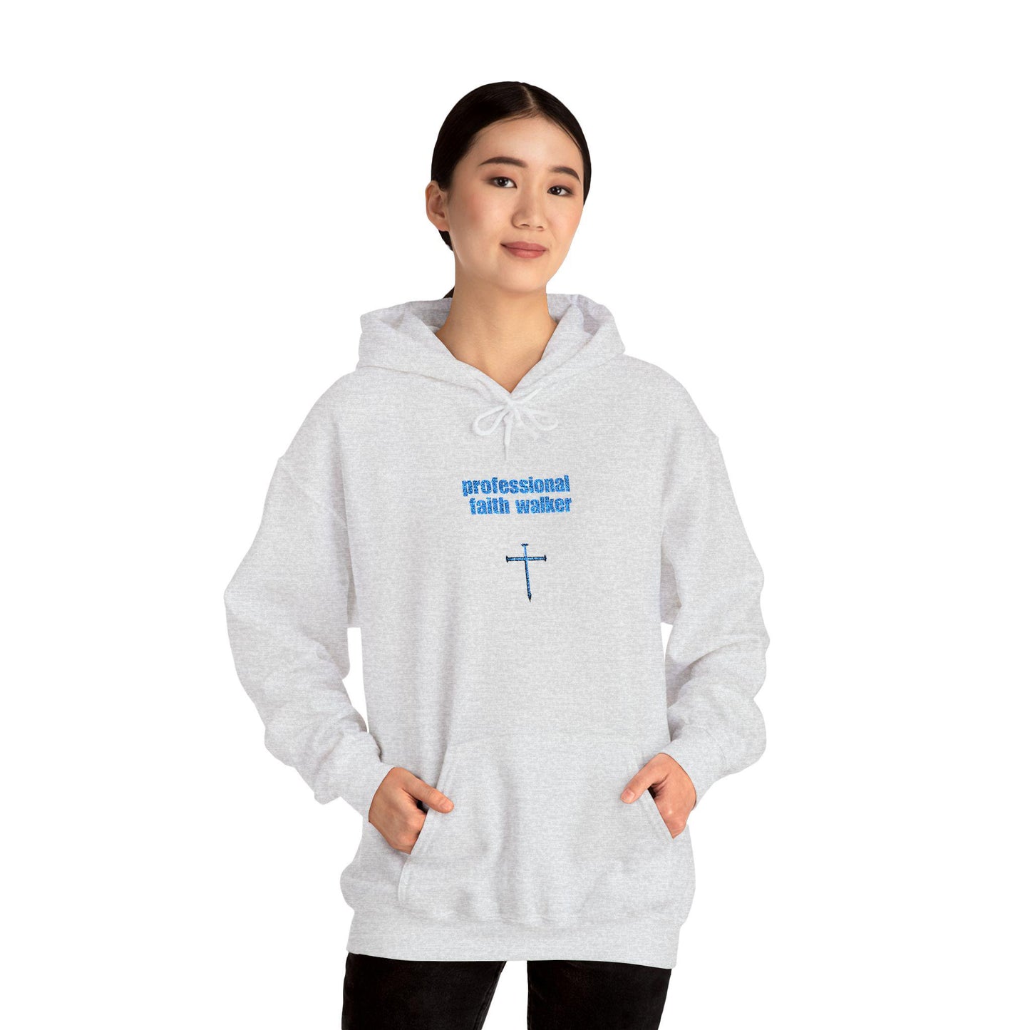 Faith Walker Hooded Sweatshirt: Christian Inspirational Apparel