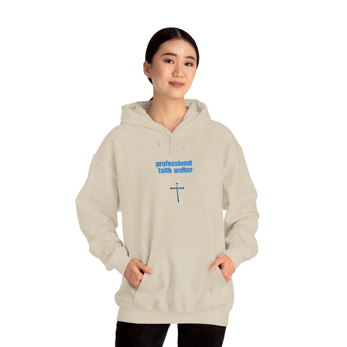 Faith Walker Hooded Sweatshirt: Christian Inspirational Apparel
