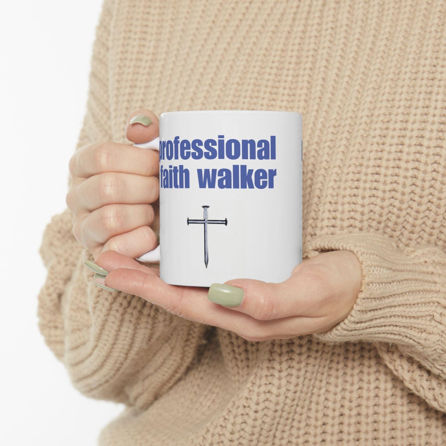 Faith Walker Christian Coffee Mug: Inspirational Religious Gift