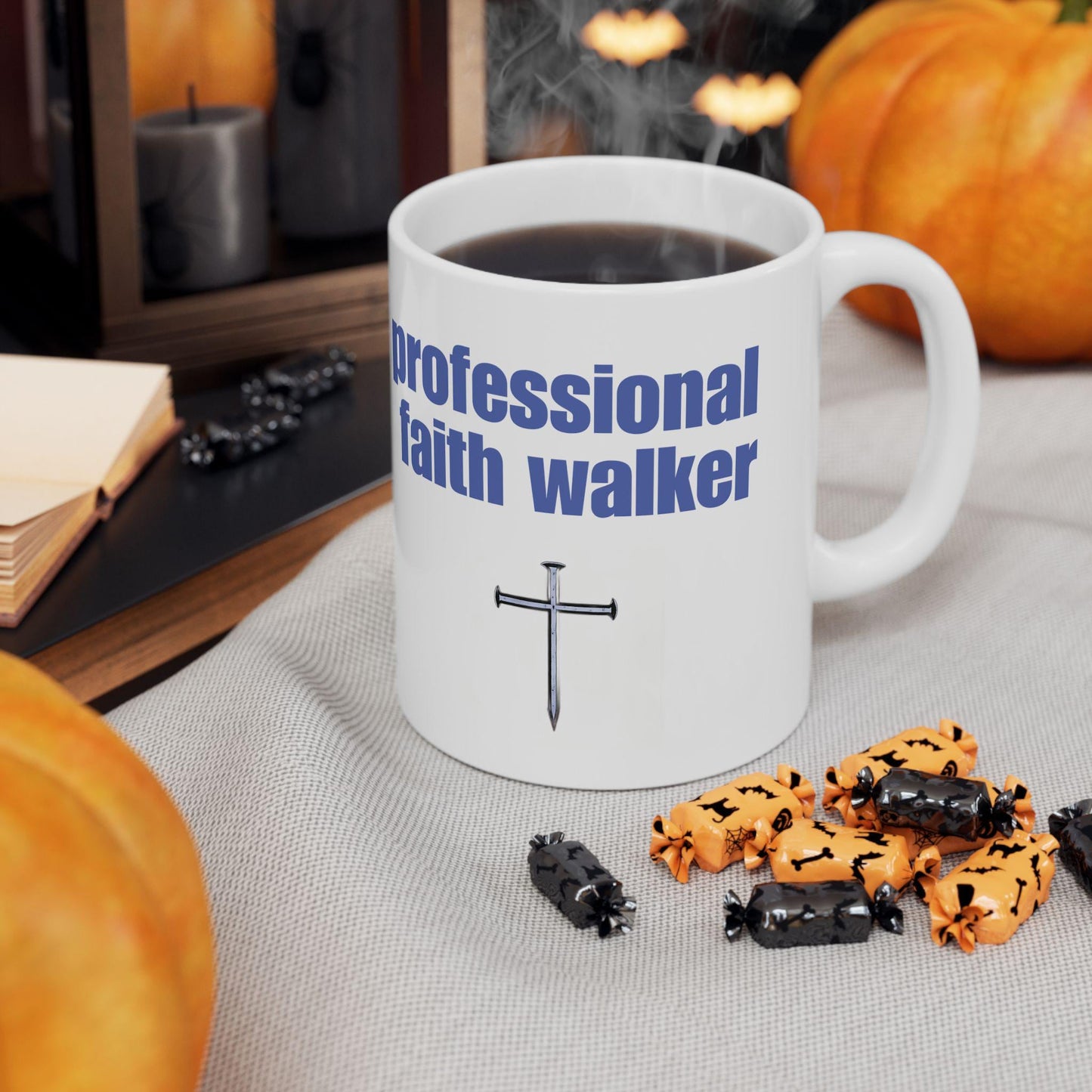 Faith Walker Christian Coffee Mug: Inspirational Religious Gift