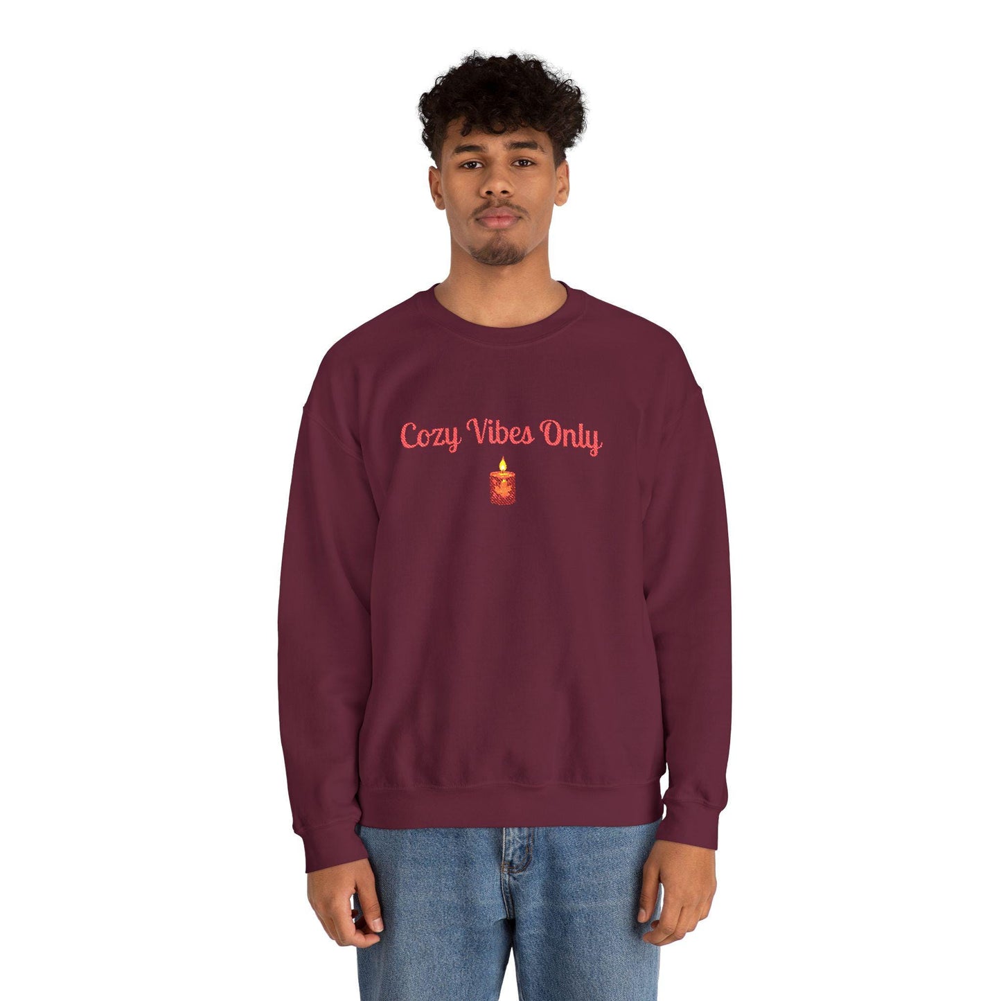 Cozy Vibes Crewneck Sweatshirt: Unisex Fall Fashion