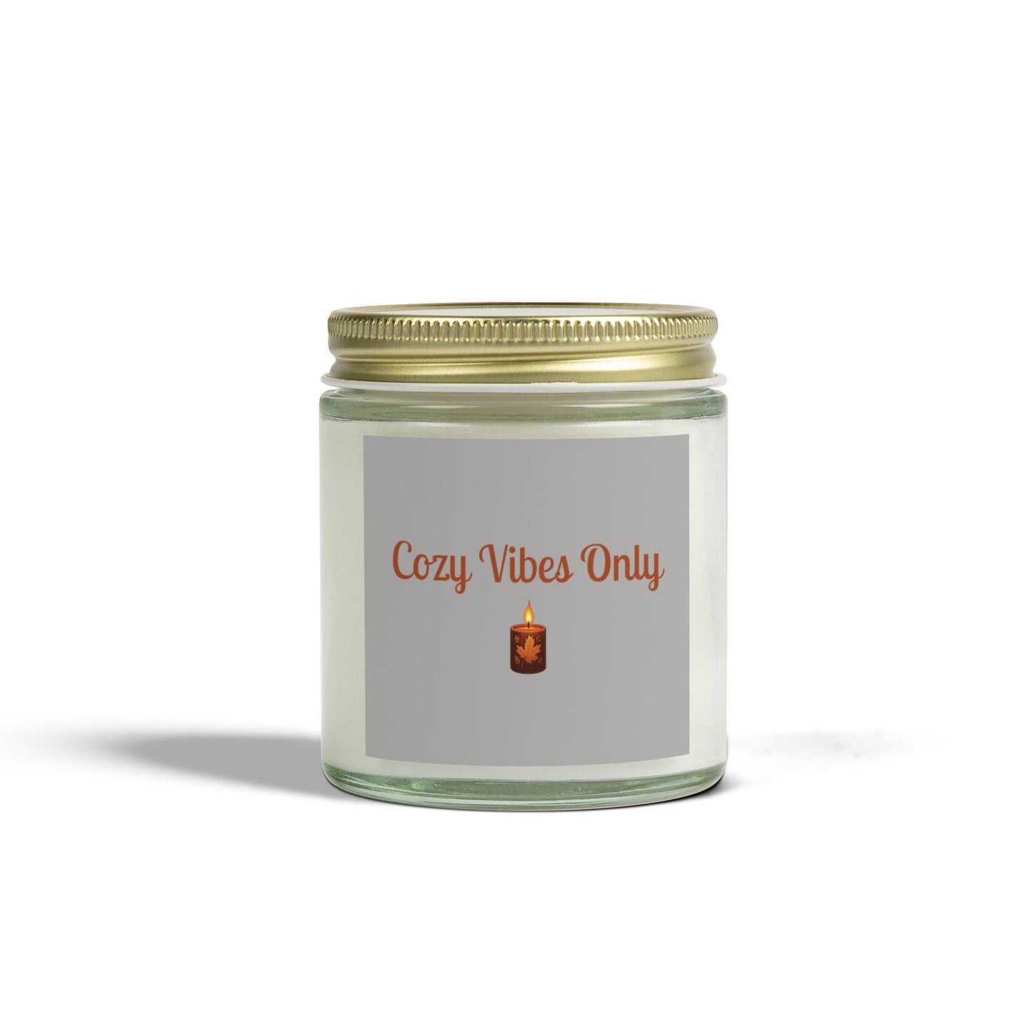 Cozy Scented Candle: Coconut Apricot Wax, Aromatherapy Home Decor