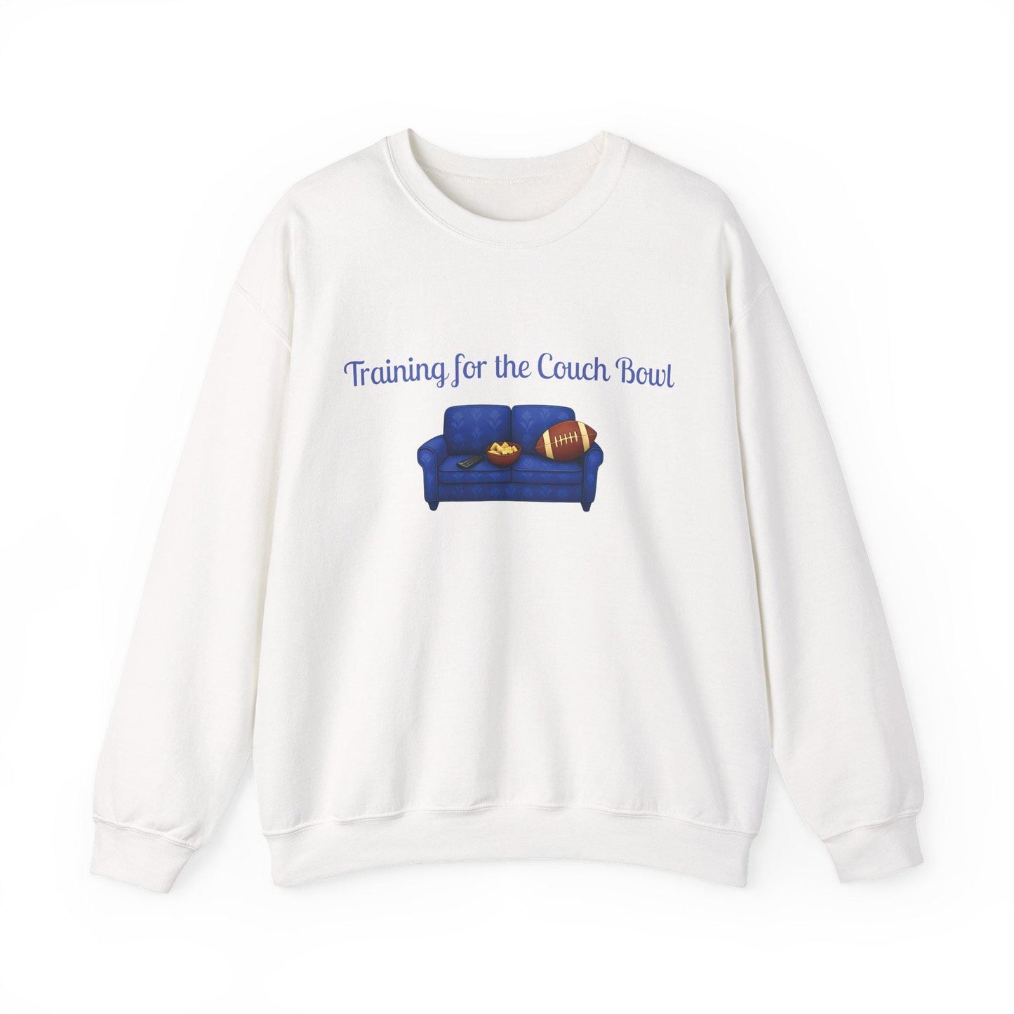 Training for the Couch Bowl Embroidered Sweatshirt: Lazy Day Loungewear