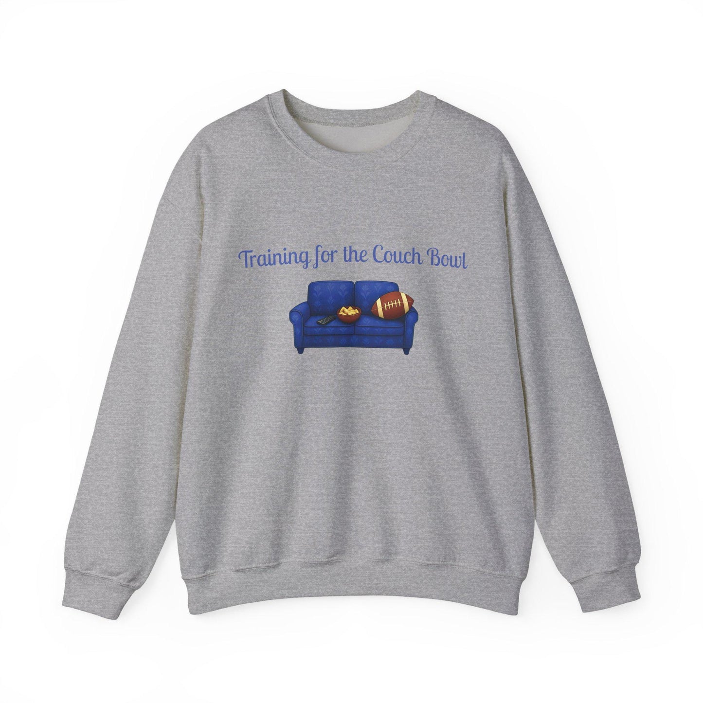 Training for the Couch Bowl Embroidered Sweatshirt: Lazy Day Loungewear