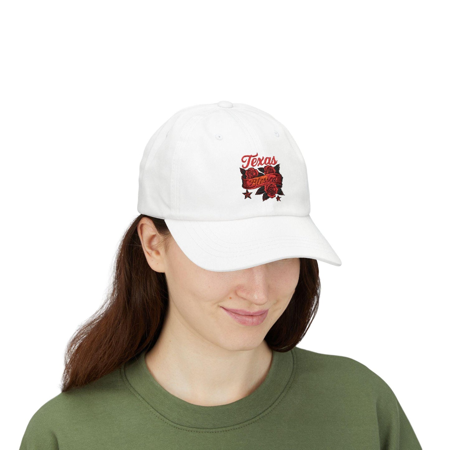 Texas Blessed Rose Dad Cap: Vintage Style Baseball Hat