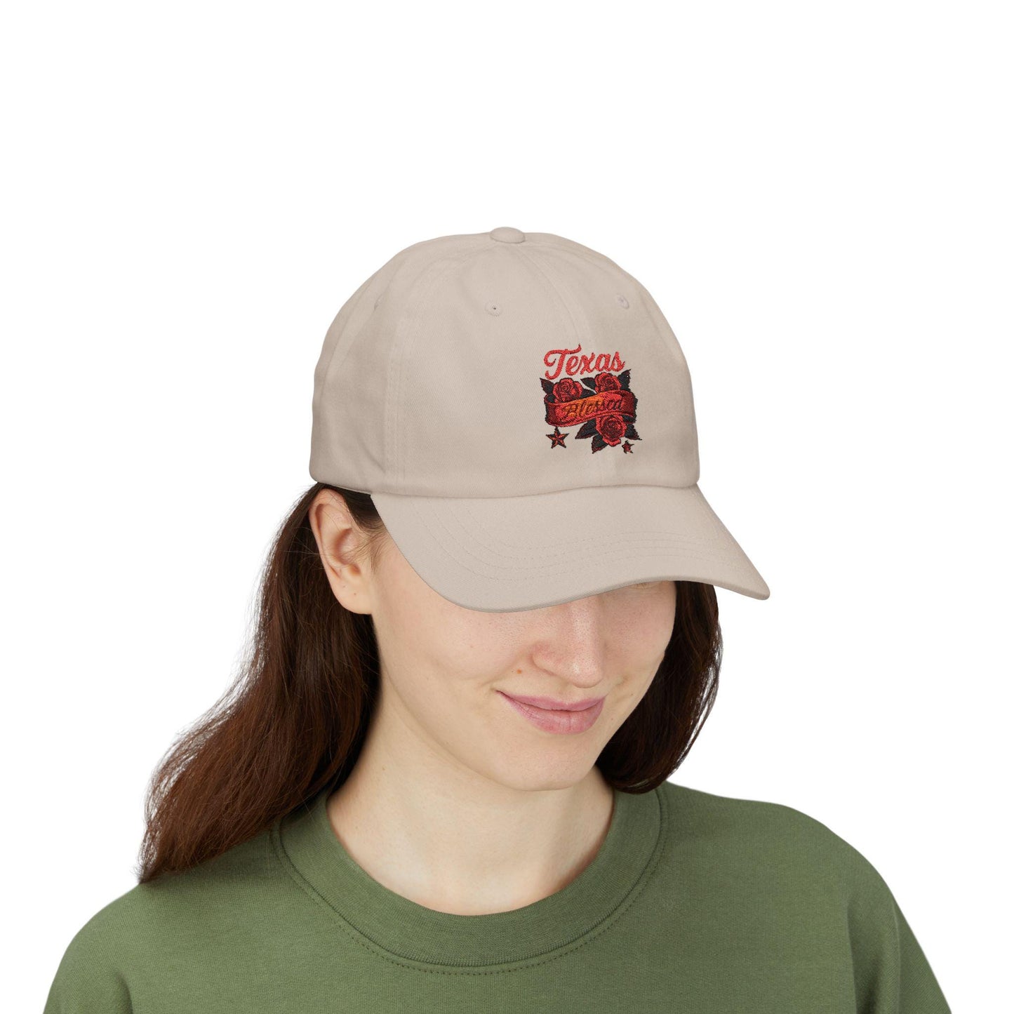 Texas Blessed Rose Dad Cap: Vintage Style Baseball Hat