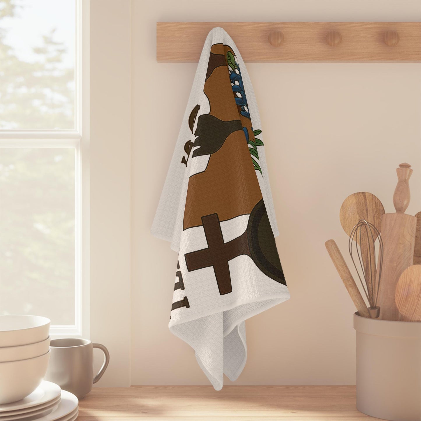 Texas Blessed Microfiber Tea Towel: Southern Style Kitchen Decor
