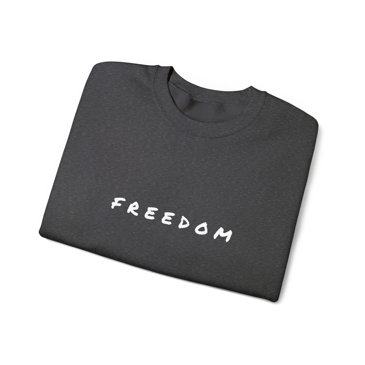 Freedom Crewneck Sweatshirt: Cozy Unisex Cotton-Blend
