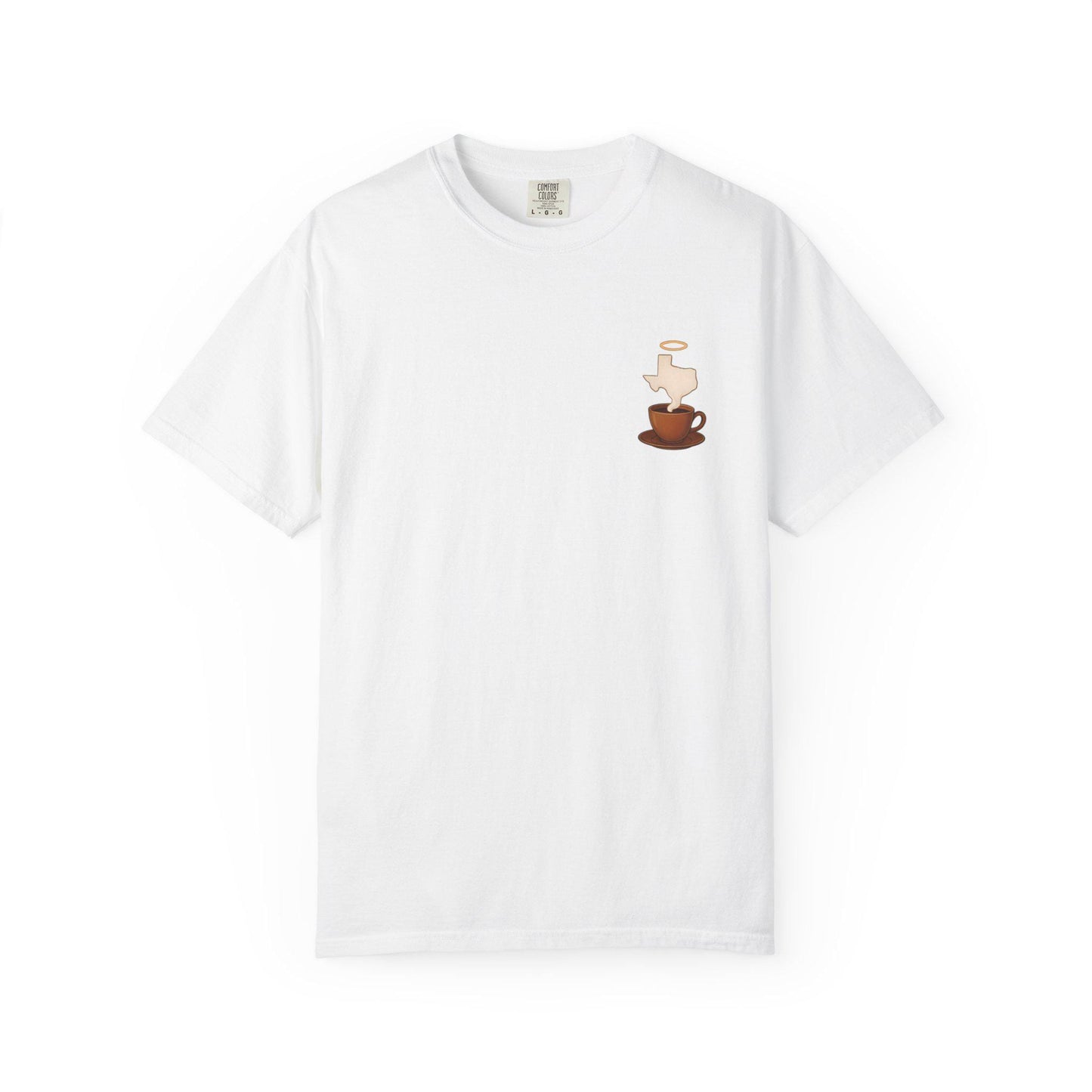 Blessings Brewed T-Shirt, Faith-Inspired Tee, Coffee Lover Gift, Texas Pride Apparel, Unisex Casual Wear