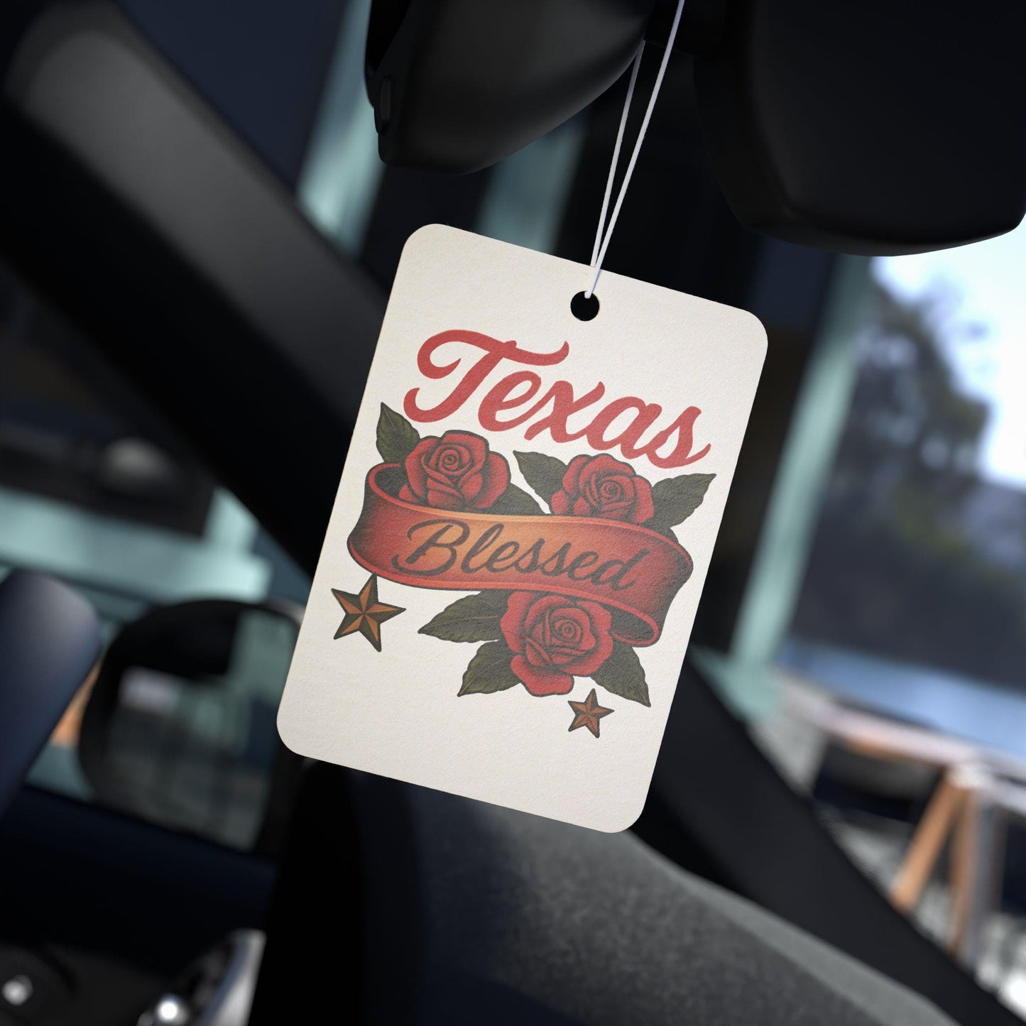 Texas Floral Car Air Freshener: Blessed Home Fragrance