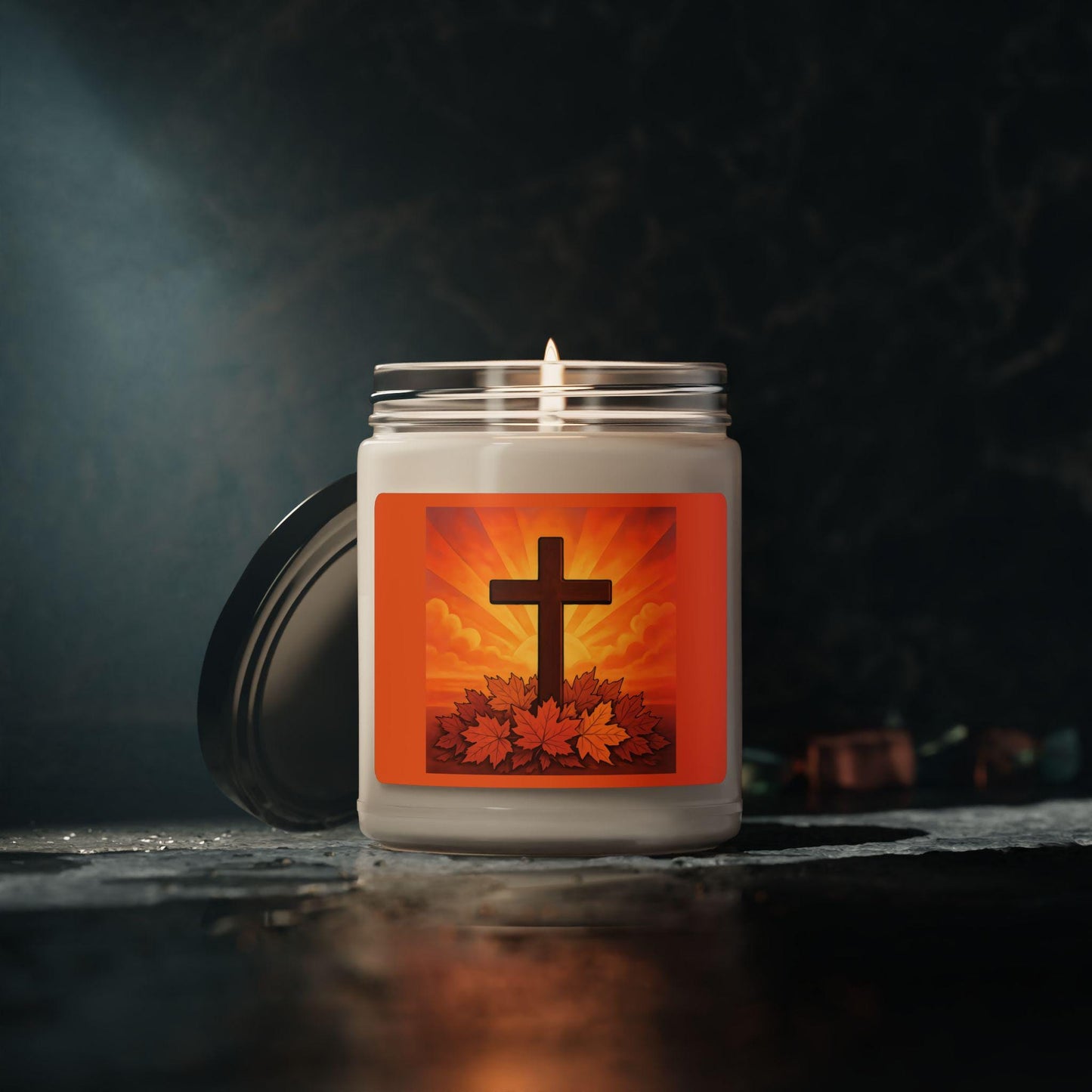 Inspirational Autumn Scented Soy Candle | Fall Decor, Christian Gifts, Thanksgiving Centerpiece, Home Fragrance