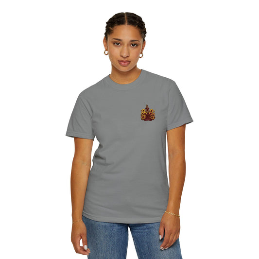 Embroidered Sunflower Texas T-Shirt: God is Good Southern Style