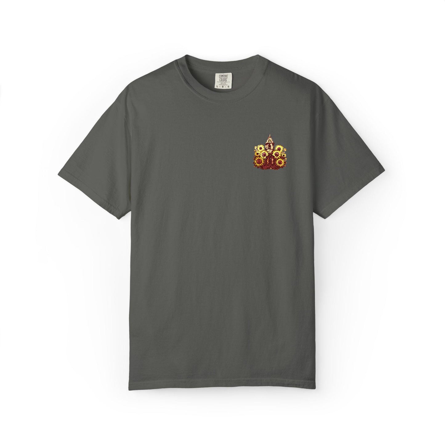 Embroidered Sunflower Texas T-Shirt: God is Good Southern Style