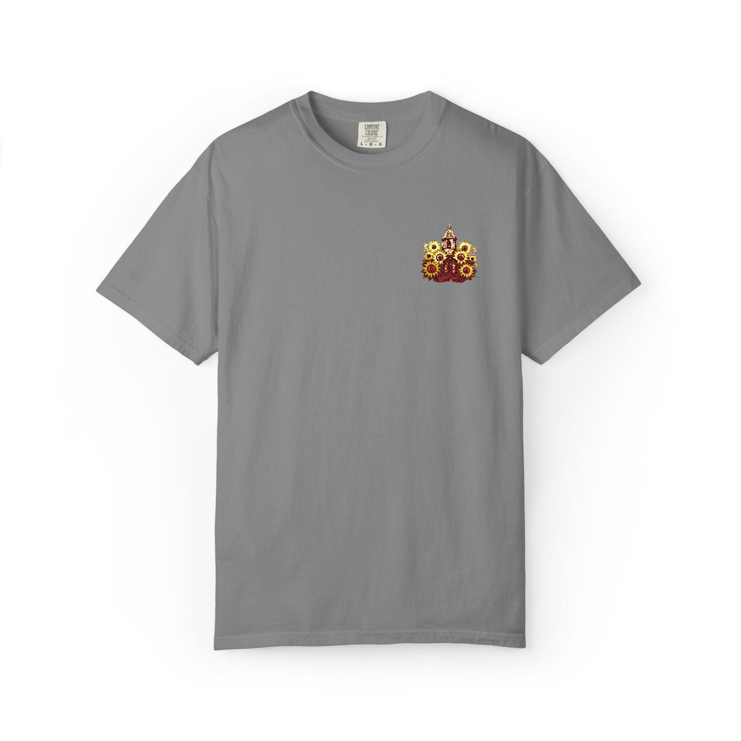 Embroidered Sunflower Texas T-Shirt: God is Good Southern Style