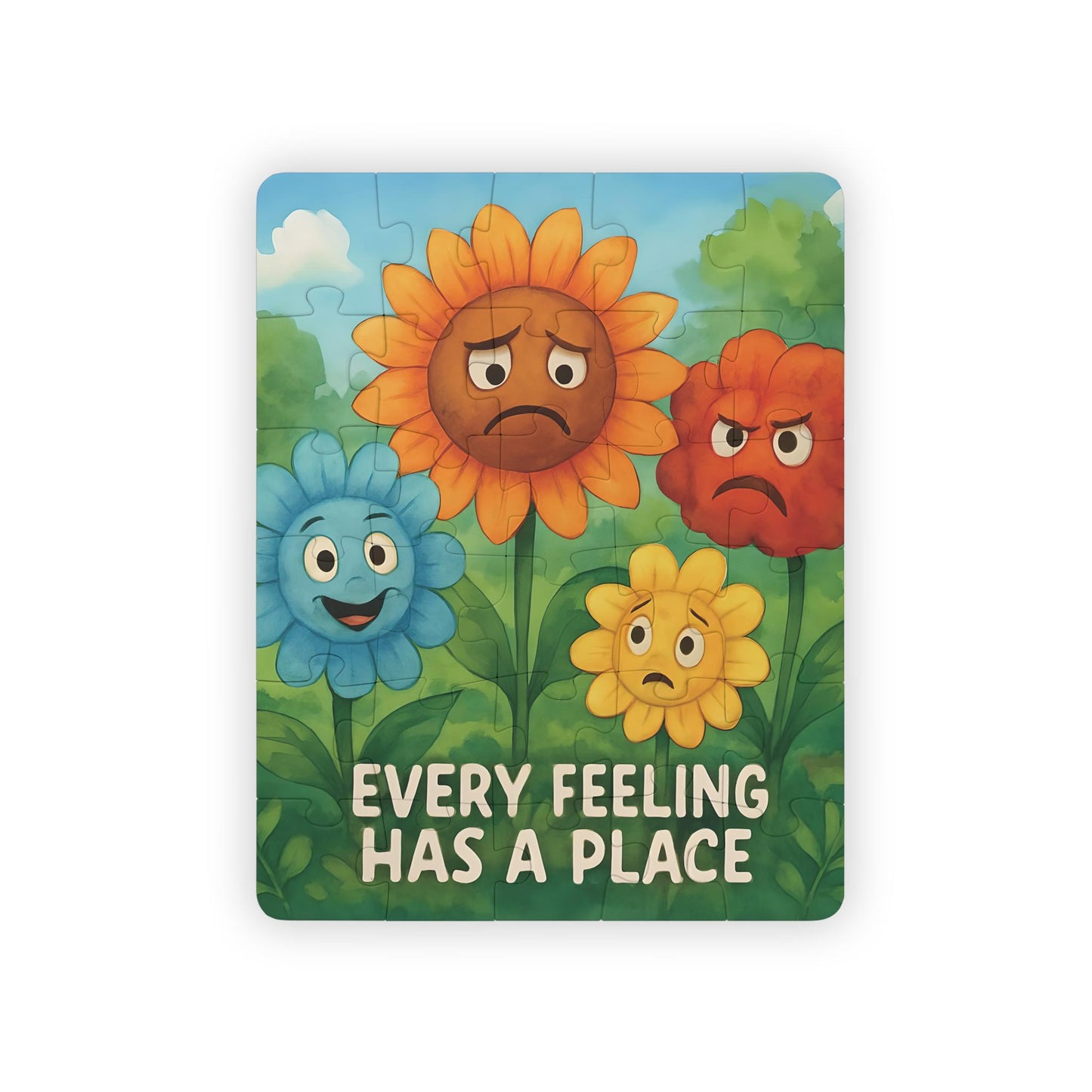 Feelings Learning Puzzle: 30-Piece Kids Jigsaw for Ages 3+
