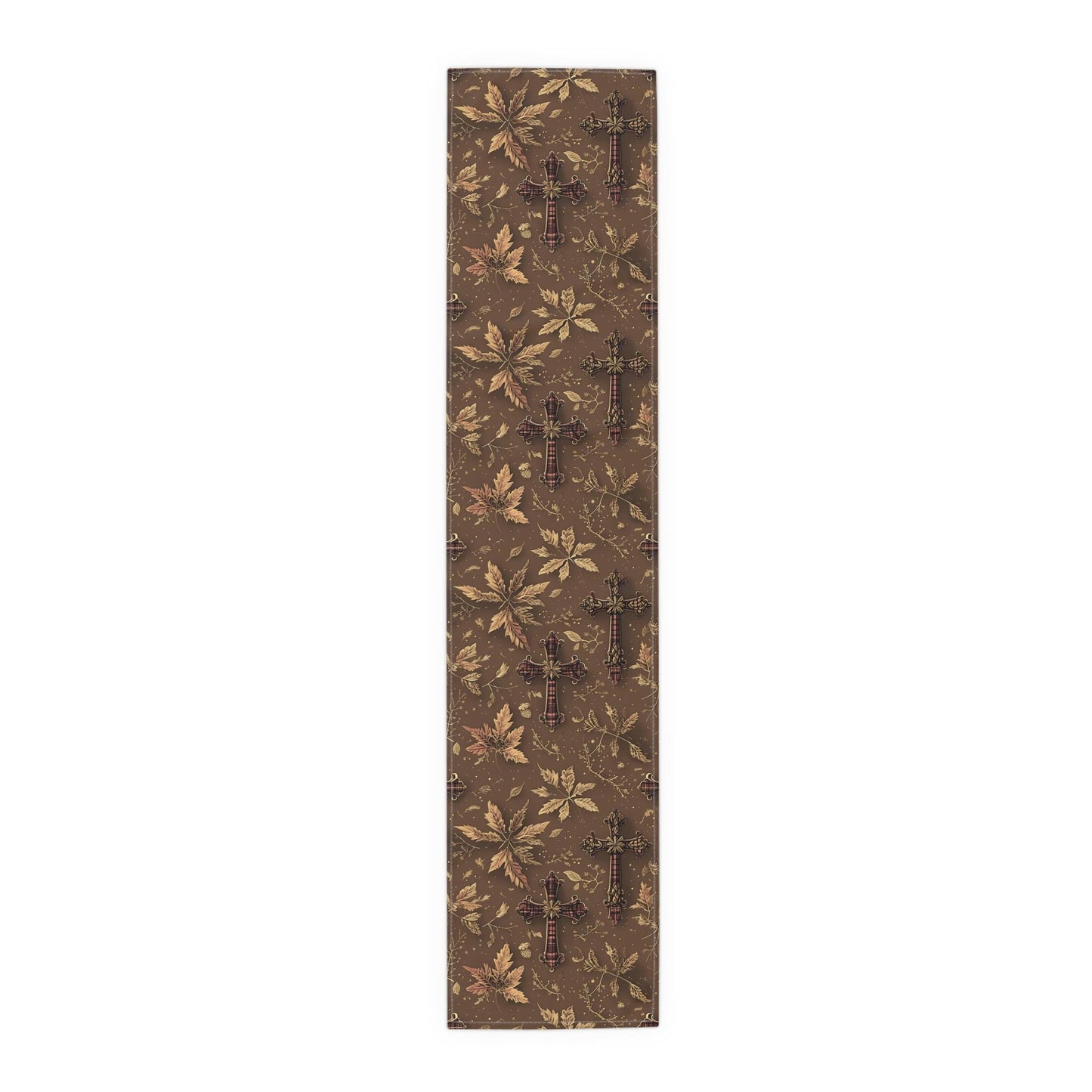 Rustic Floral Table Runner: Vintage Style Autumn Decor