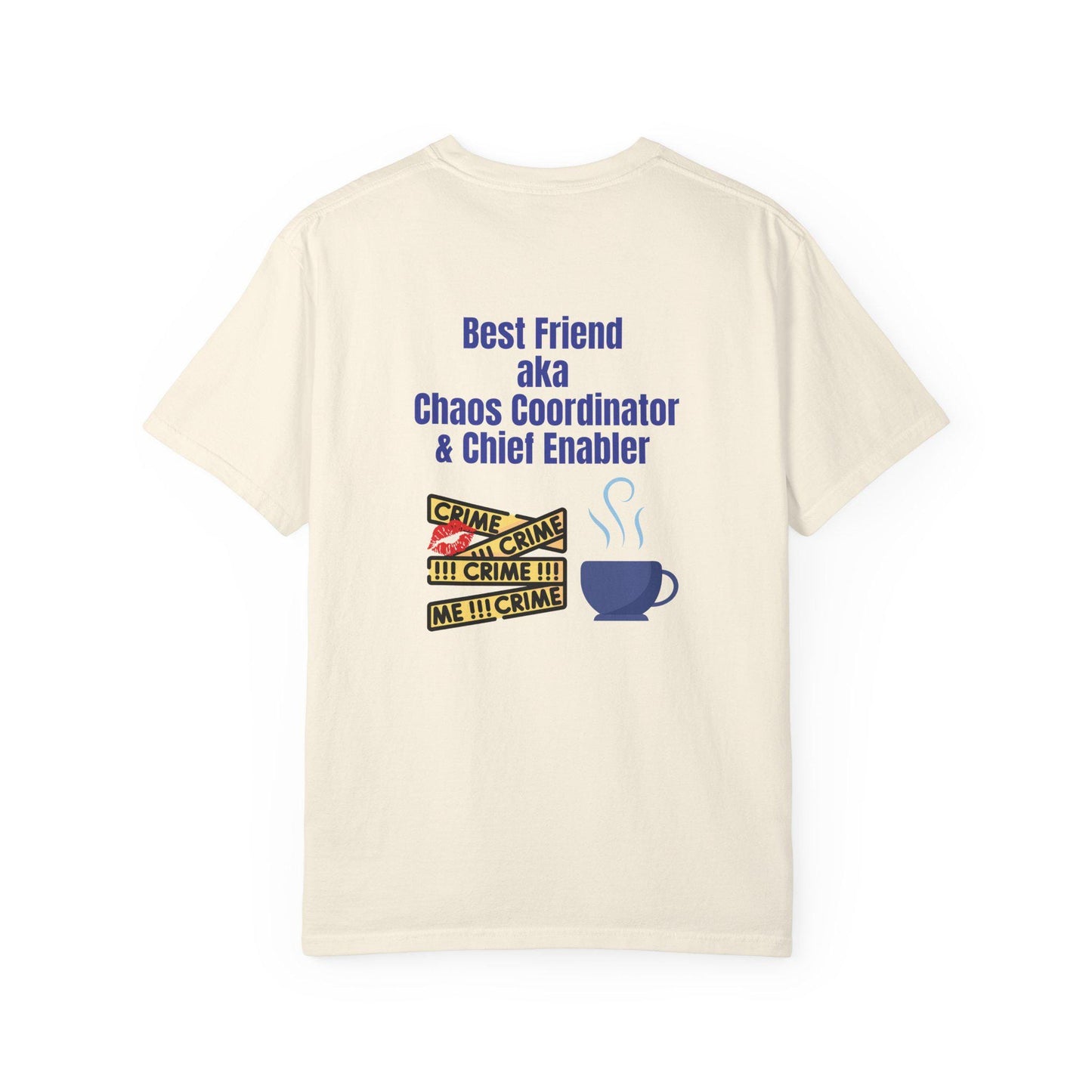 Best Friend Chaos Coordinator T-Shirt, Unisex Tee, Gift for Besties, Fun Friendship Shirt, Birthday Present, Casual Wear