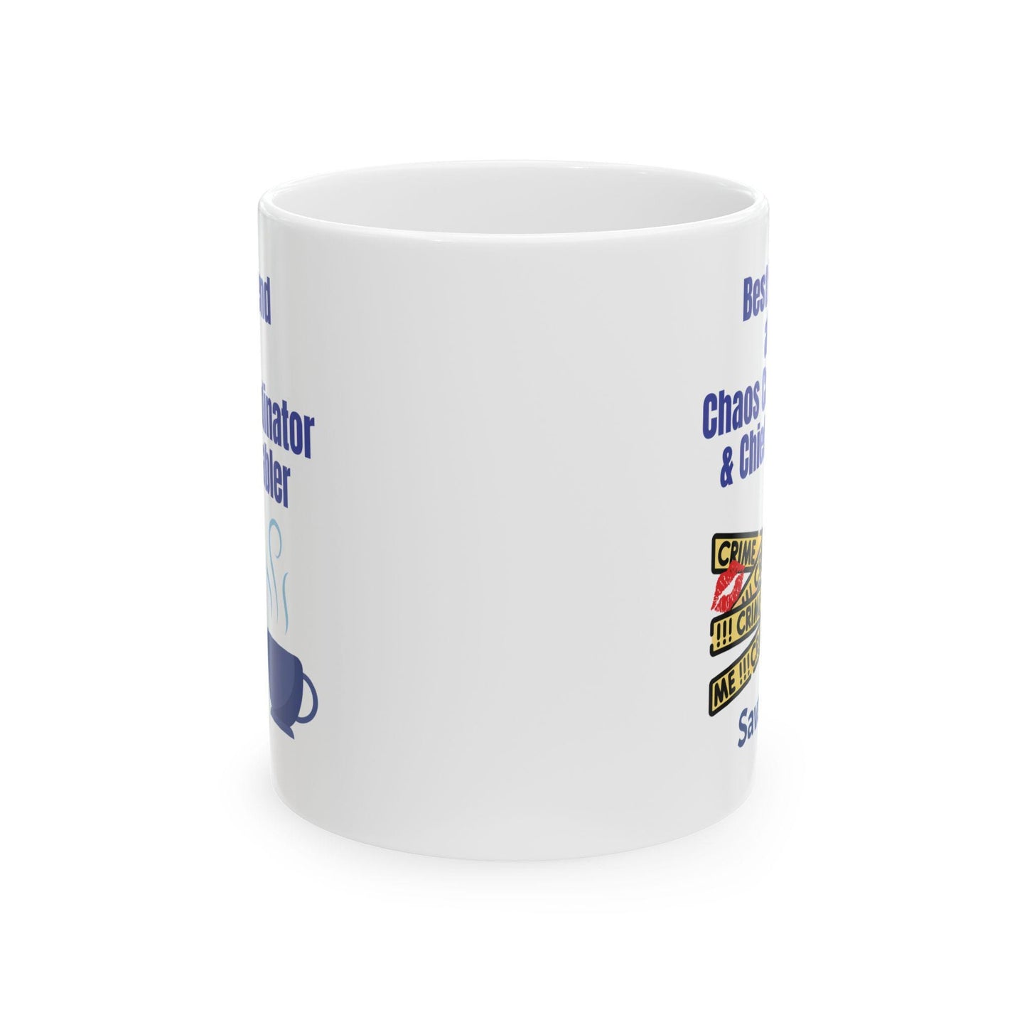 Funny Best Friend Ceramic Mug, Humor Chaos Coordinator Chief Enabler Gift, Coffee Cup, Tea Mug, Sarcastic Coworker Gift, Office Mug