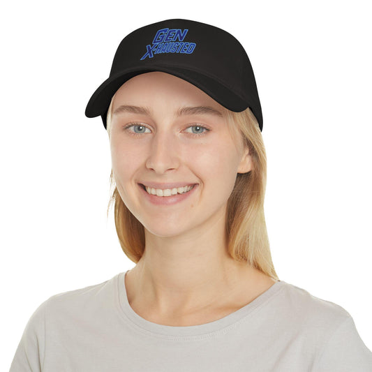 Gen X-Hausted Cotton Baseball Cap: Vintage Look, Comfortable Fit