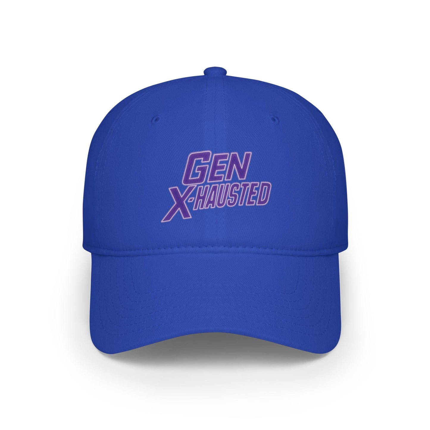 Gen X-Hausted Cotton Baseball Cap: Vintage Look, Comfortable Fit
