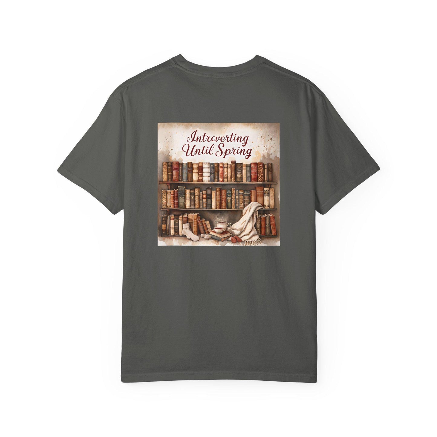 Introverting Until Spring T-Shirt: Cozy Literary Gift