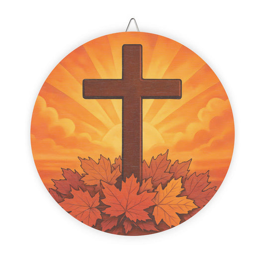 Faith-Inspired Cross Wall Art: Rustic Wood Sign, Religious Home Decor