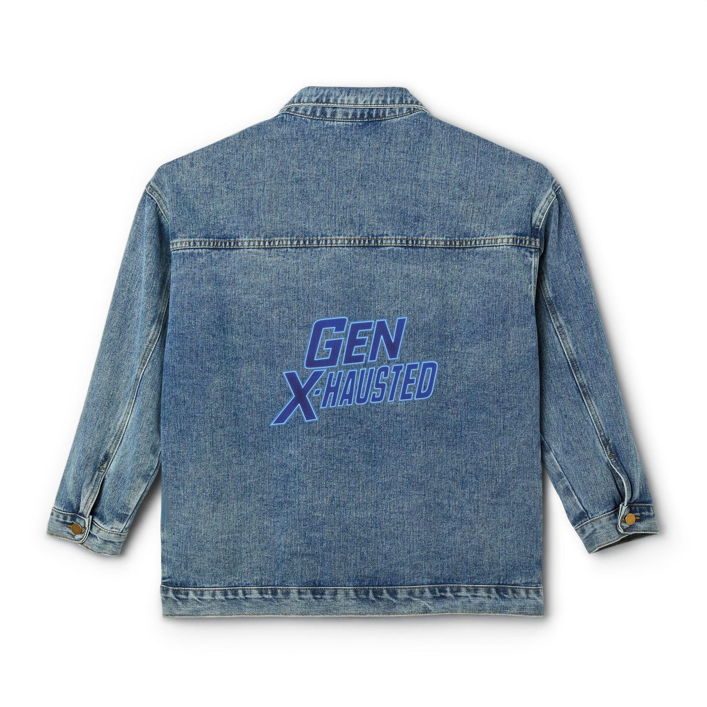 Gen X Humor Denim Jacket: Sarcastic Jean Coat, Vintage Style