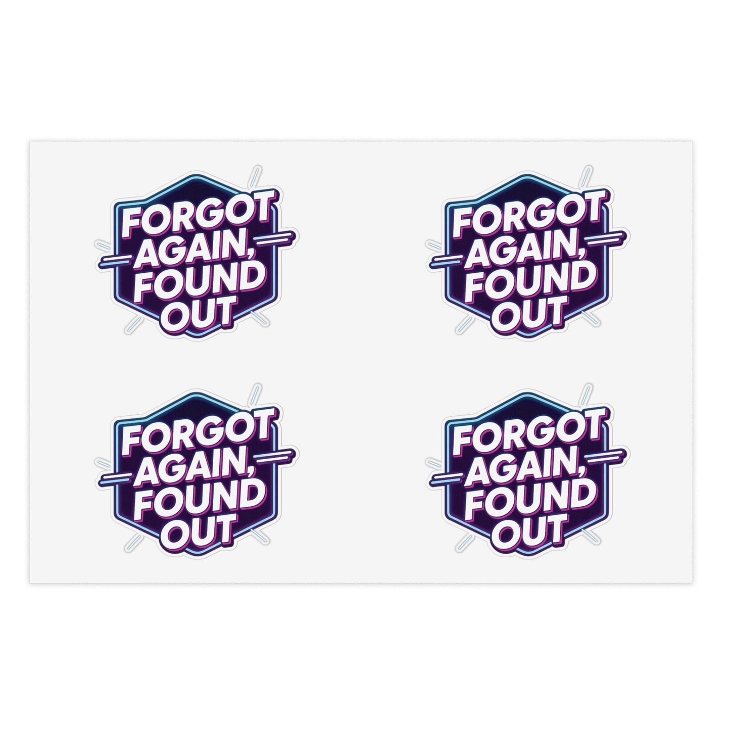 Gen X Humor Sticker Sheet Bundle: 90s Nostalgia Decals