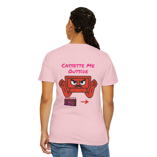Cassette Me Outside T-Shirt: Gen X Humor, Retro 80s Music