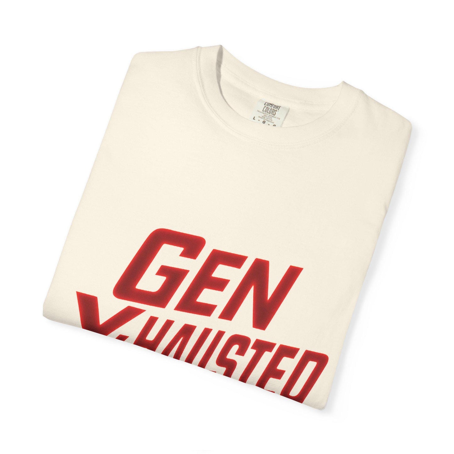 Gen X-Hausted T-Shirt: Vintage Style Humor Tee