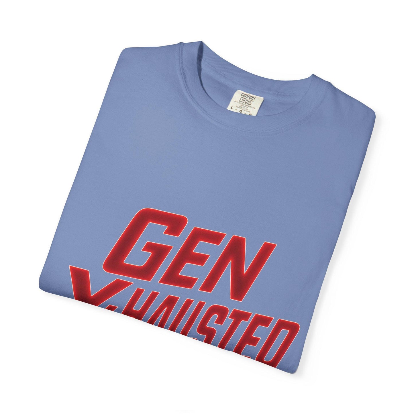 Gen X-Hausted T-Shirt: Vintage Style Humor Tee