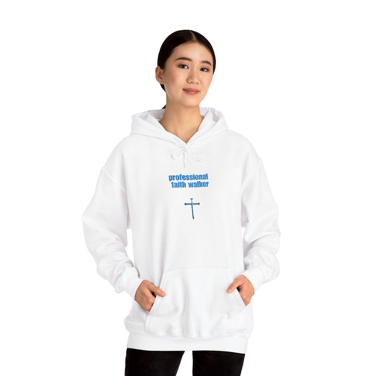 Faith Walker Hooded Sweatshirt: Christian Inspirational Apparel