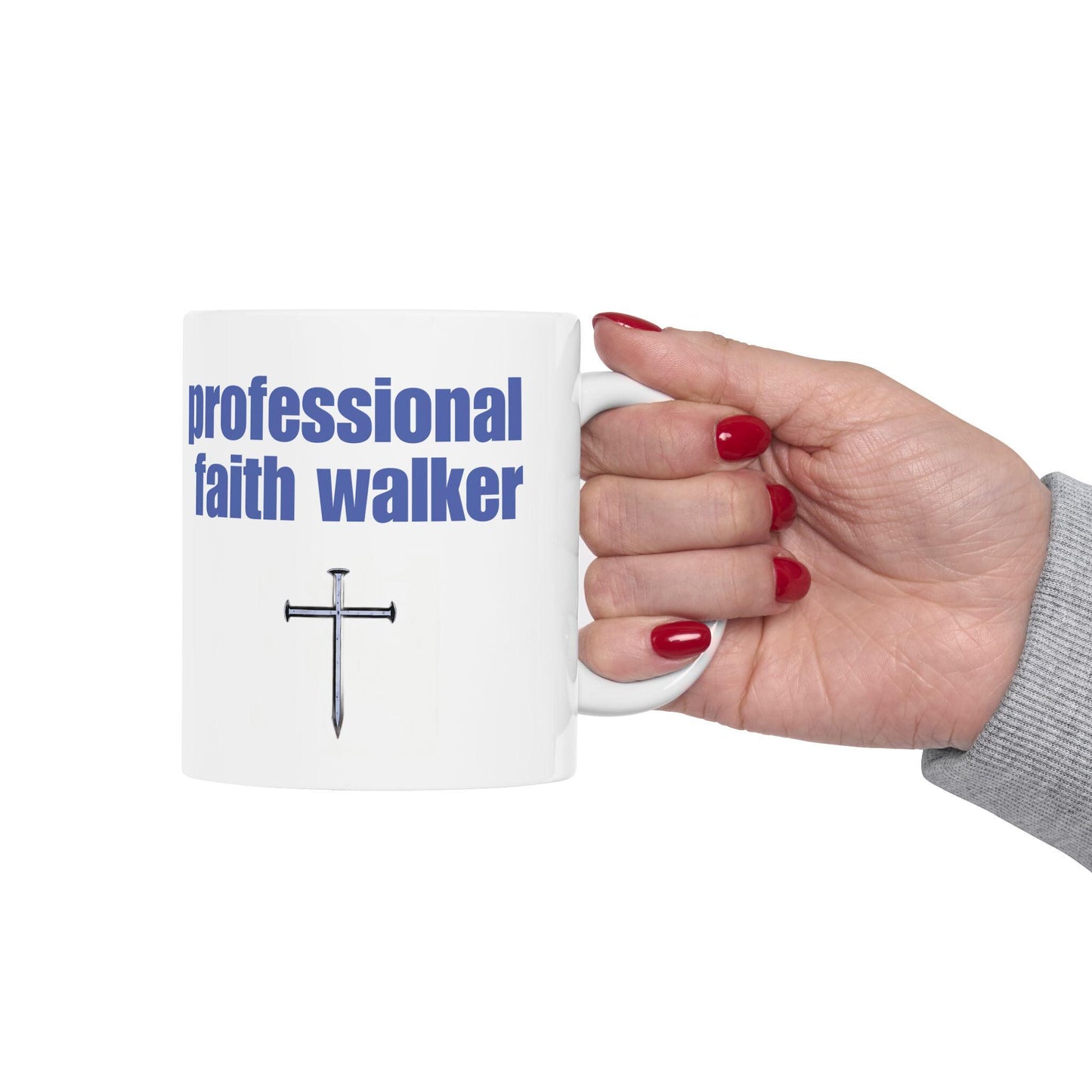 Faith Walker Christian Coffee Mug: Inspirational Religious Gift