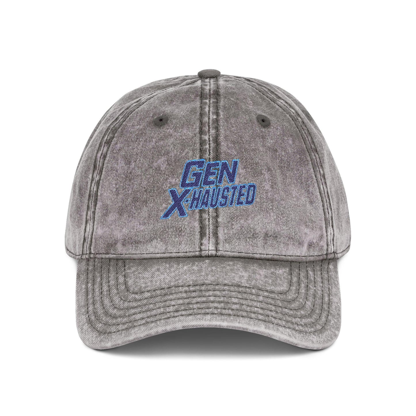 Gen X Embroidered Vintage Cap: Retro Style Cotton Hat