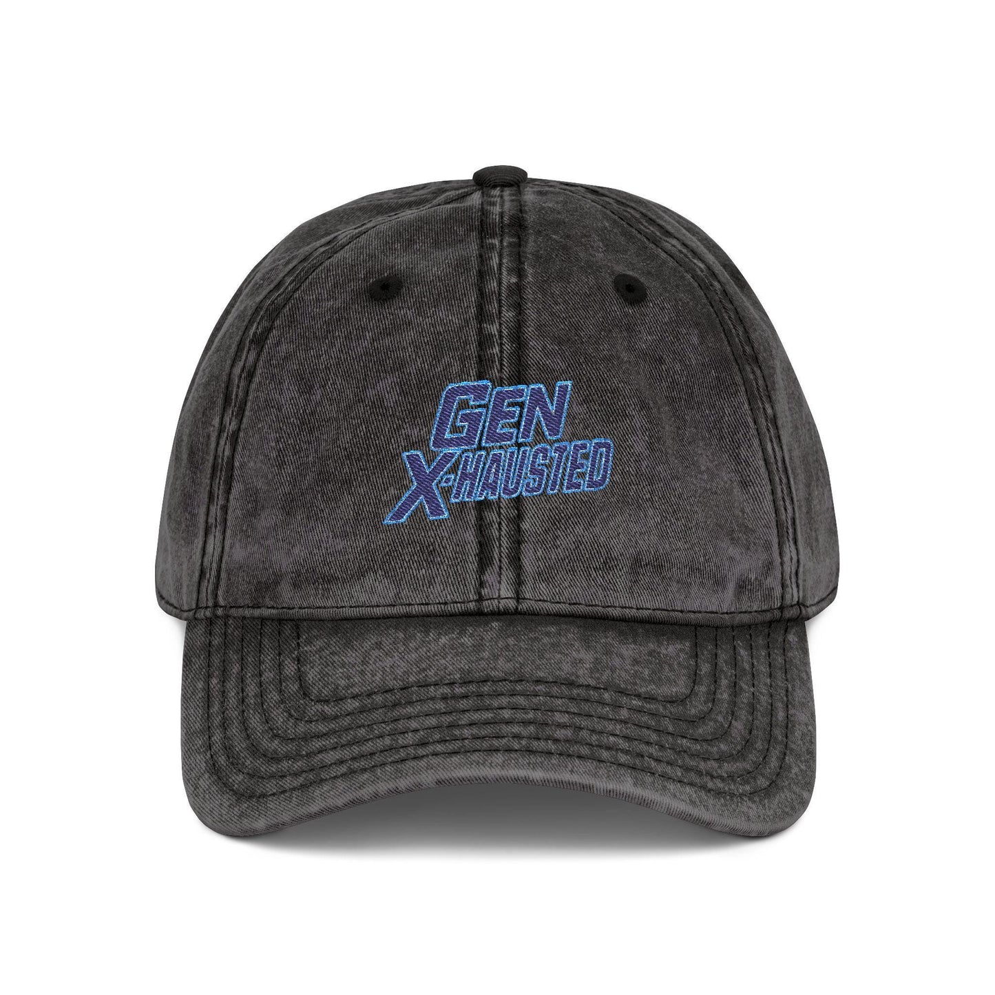 Gen X Embroidered Vintage Cap: Retro Style Cotton Hat