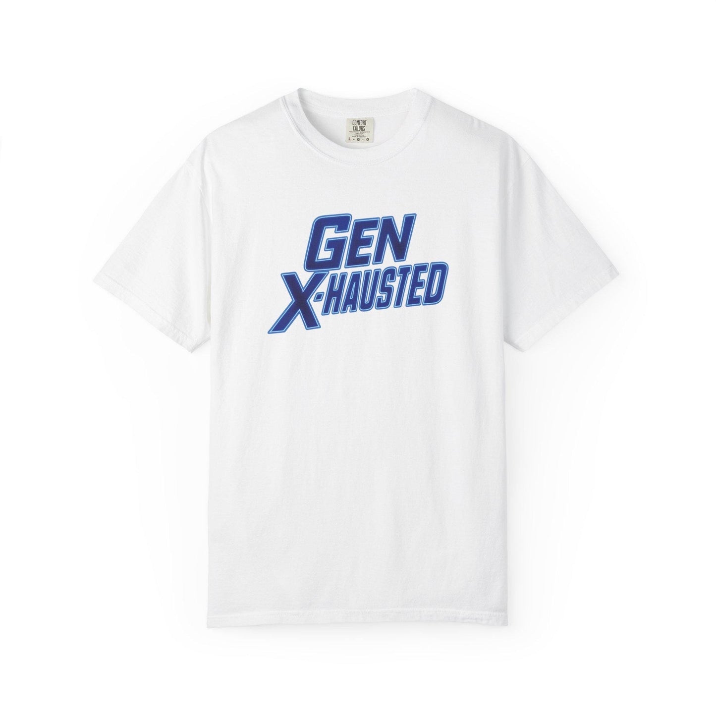 Gen X-Hausted T-Shirt: Retro 80s 90s Humor Tee