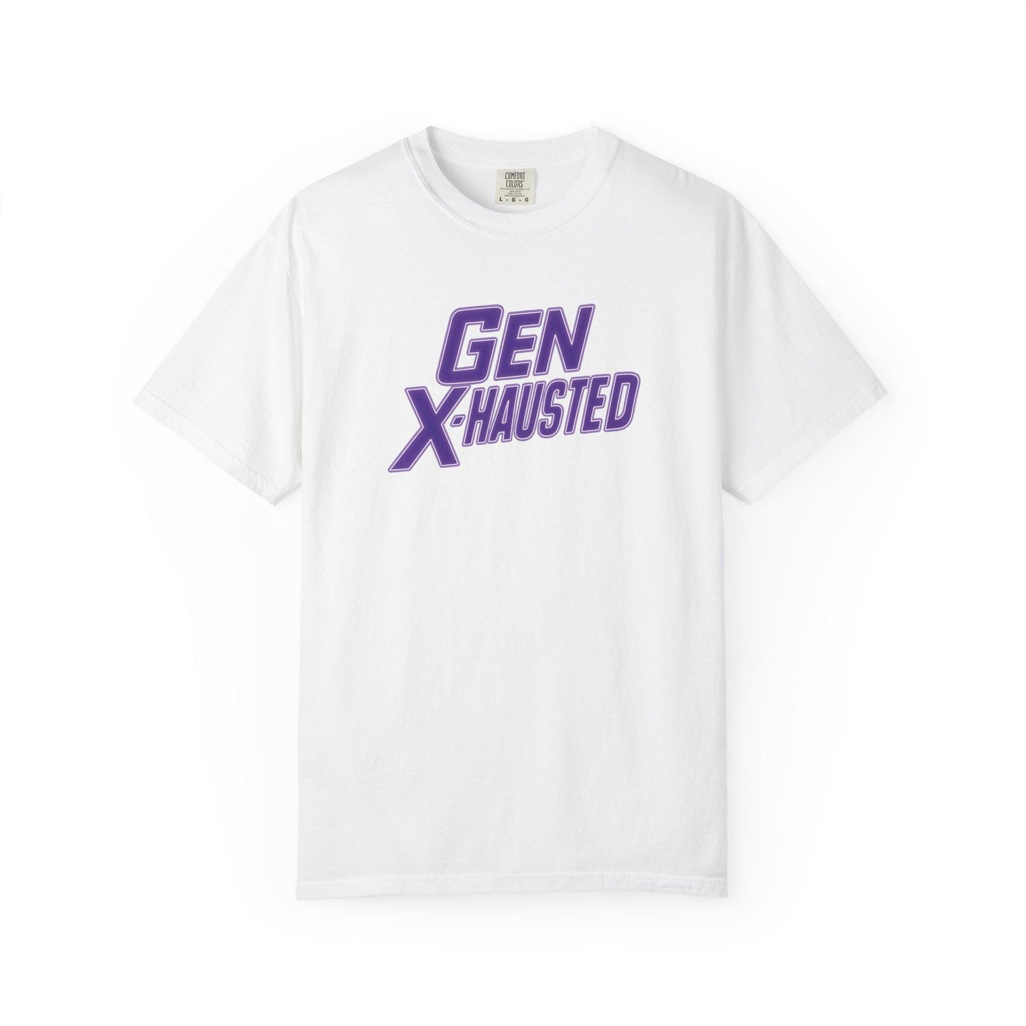 Gen X-Hausted T-Shirt: Retro 80s/90s Humor Tee