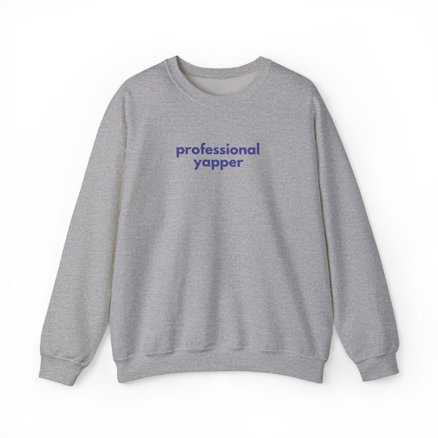 Professional Yapper Crewneck Sweatshirt: Cozy Dog Lover Gift