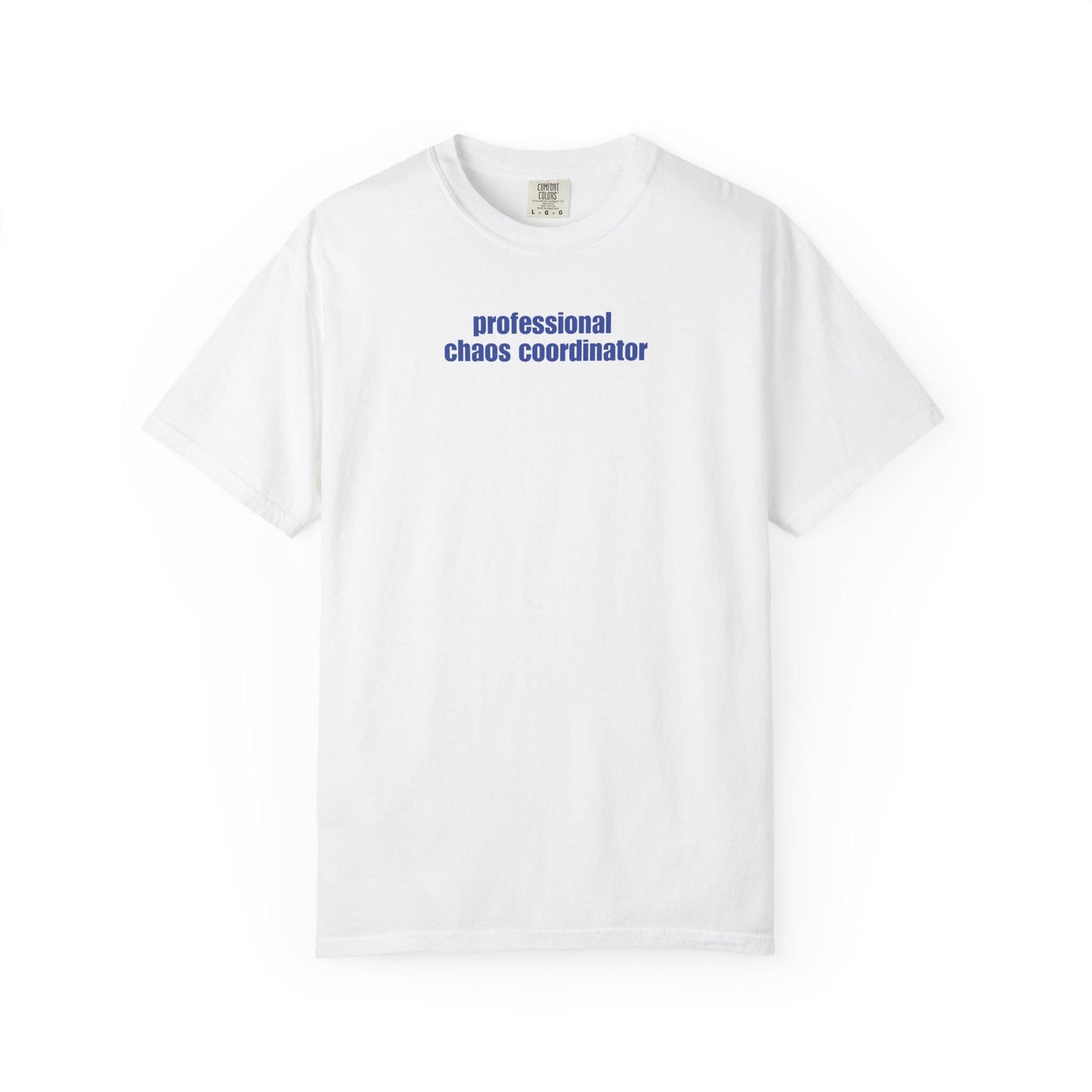 Professional Chaos Coordinator T-Shirt: Unisex Comfort Colors Tee