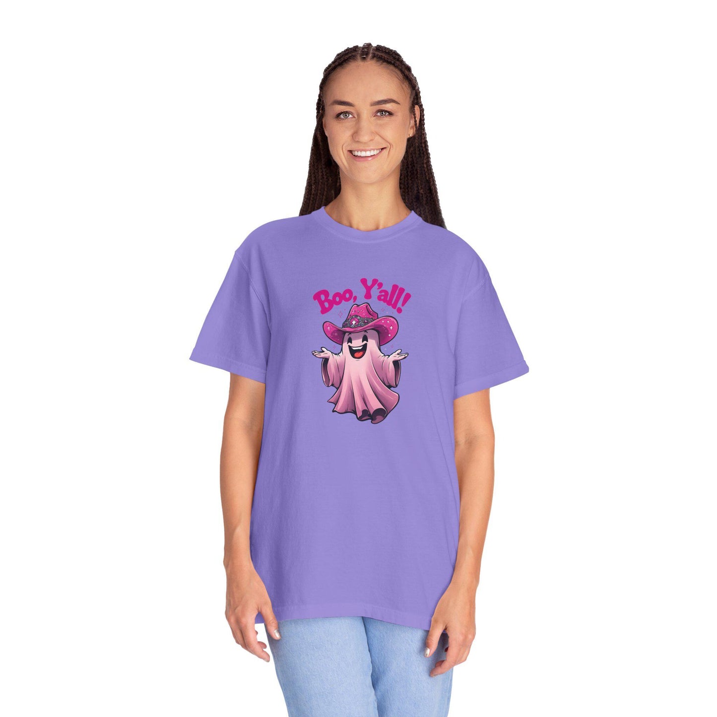 Boo Y'all Ghost T-Shirt: Fun Halloween Unisex Tee