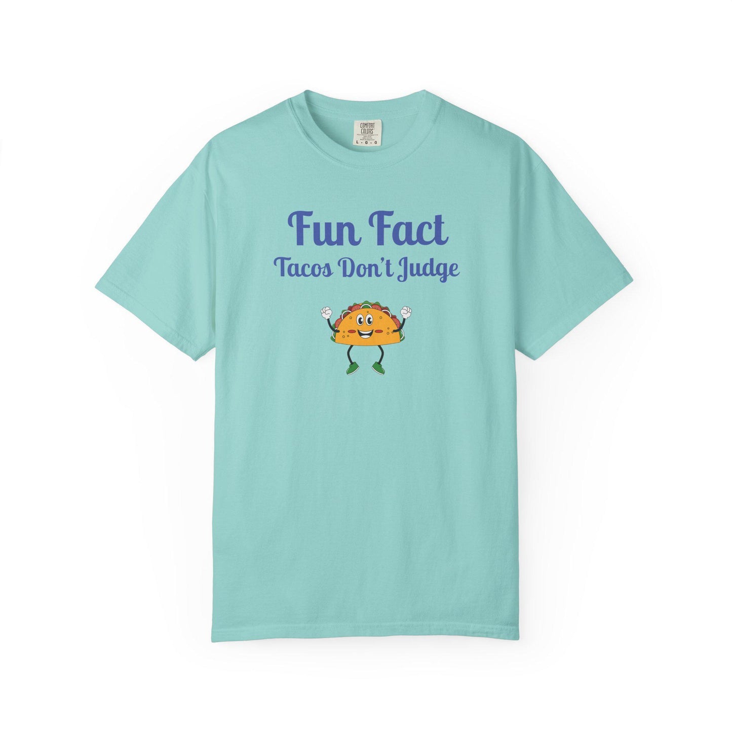 Fun Fact Taco Tee: Humorous Foodie Graphic T-Shirt