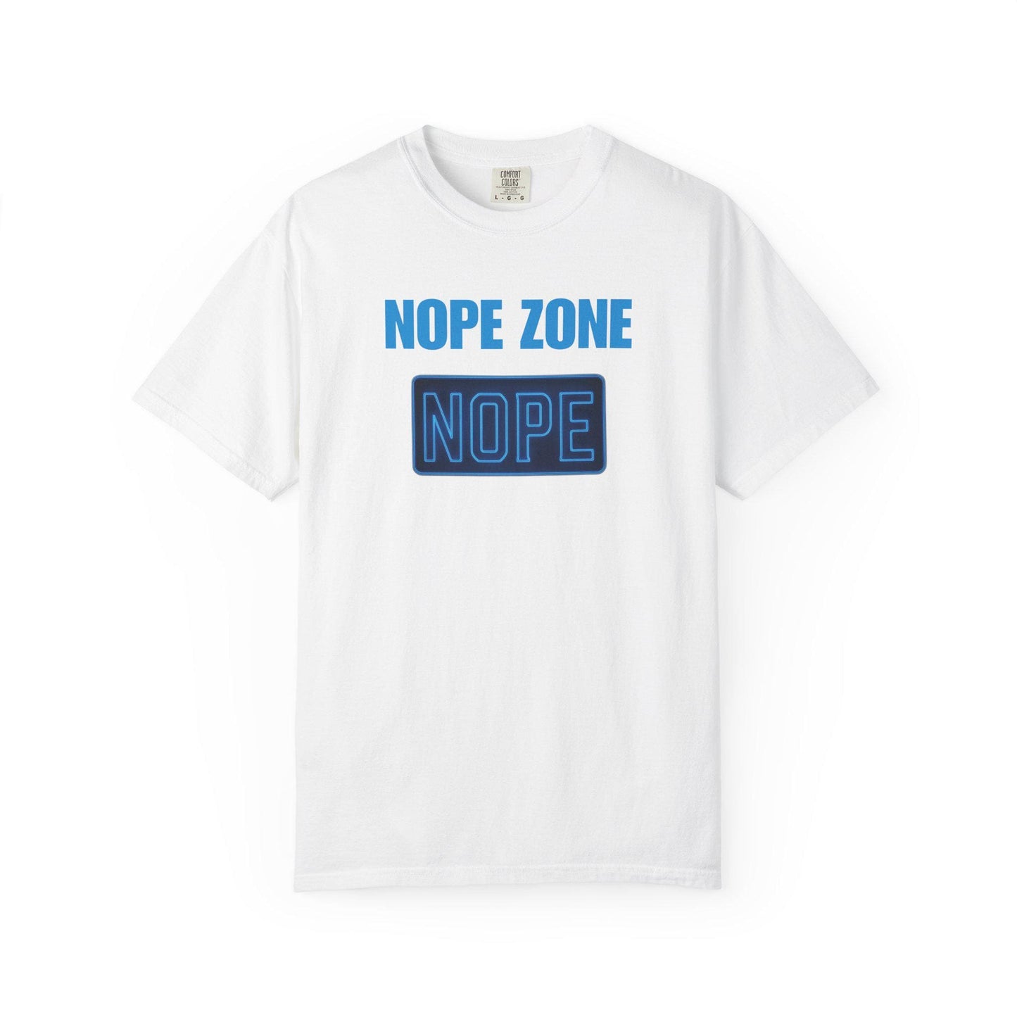 Nope Zone Gen X T-Shirt: Vintage Graphic Tee, Sarcastic Humor