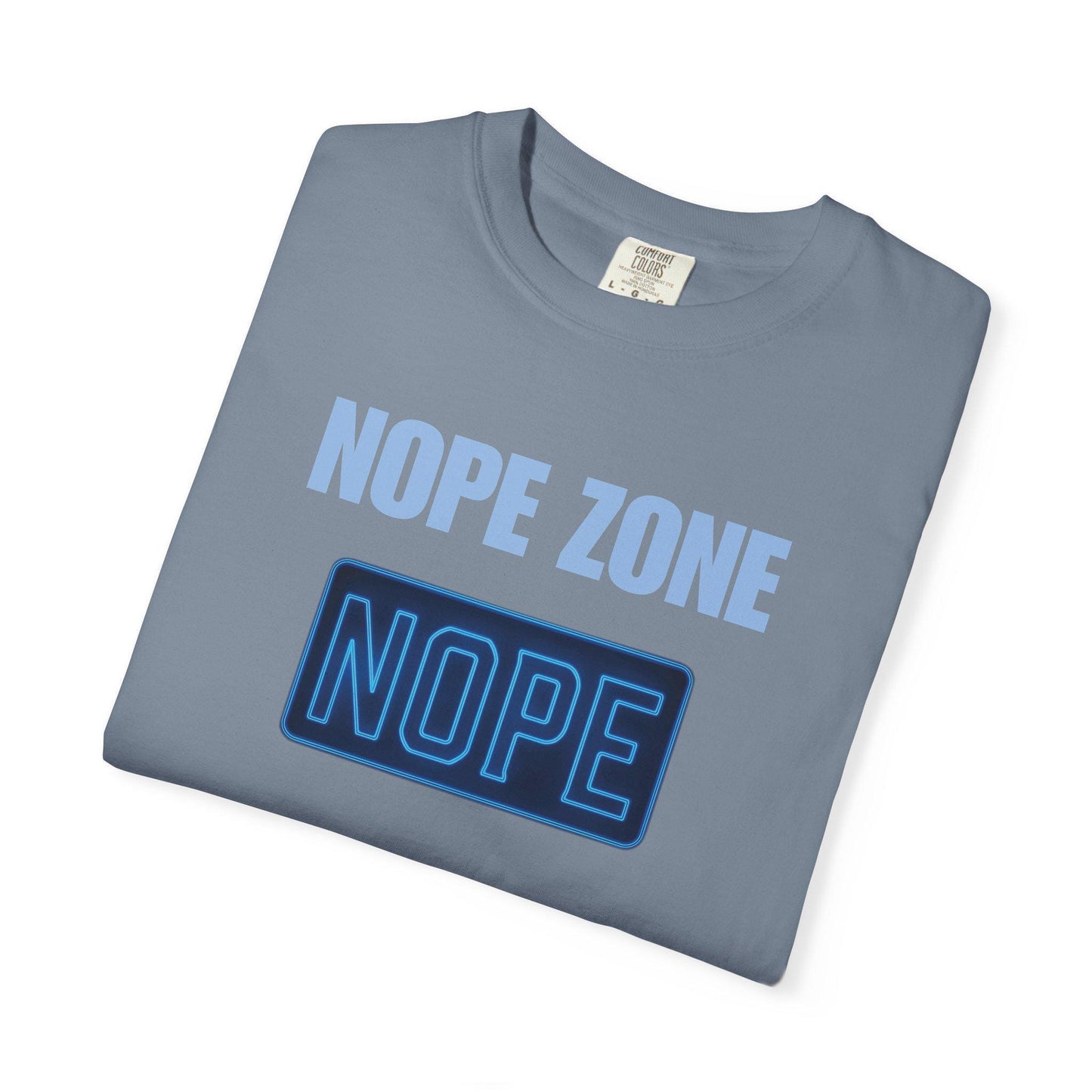 Nope Zone Gen X T-Shirt: Vintage Graphic Tee, Sarcastic Humor